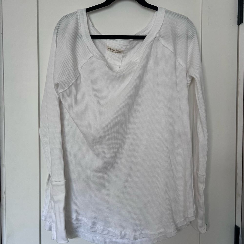 We The Free White Long Sleeve Tee